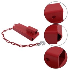 2″ Forklift Trailer Hitch Receiver Attachment Towing Pallet Forks Adapter