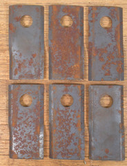 LOT of 24 NOS Genuine New Holland 766727 Blades Made in West Germany