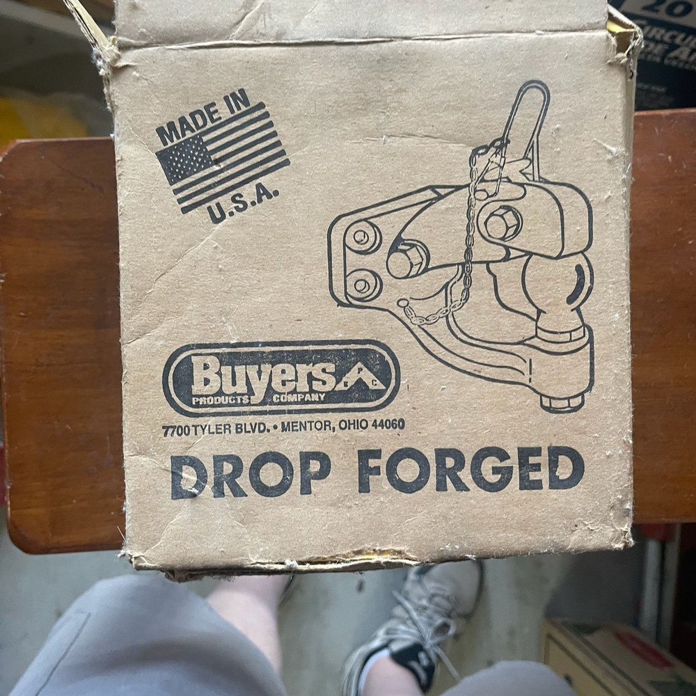 Buyers Products BH8200 8-Ton Drop Forged Pintle Hook with 2-Inch Ball