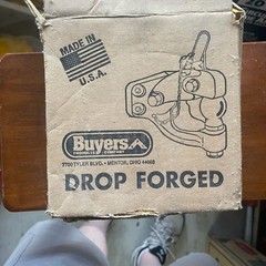 Buyers Products BH8200 8-Ton Drop Forged Pintle Hook with 2-Inch Ball