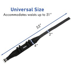 Transfer Belt with Handles by TKWC INC – #2305 – 1 Count (Pack of 1), Black
