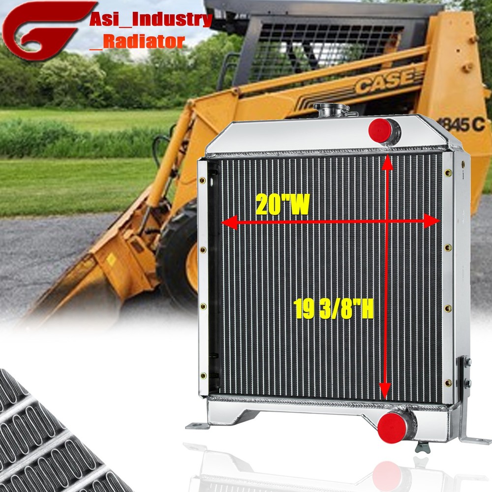 1347609C1 Radiator Fits Case IH 1840 Case IH 1845C Skid Steer Loader 1A12192
