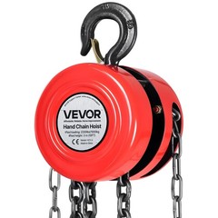 Hand Chain Hoist,1 Ton 2200 lbs Capacity,Manual Chain Block w/Upgrade G70 Galvan