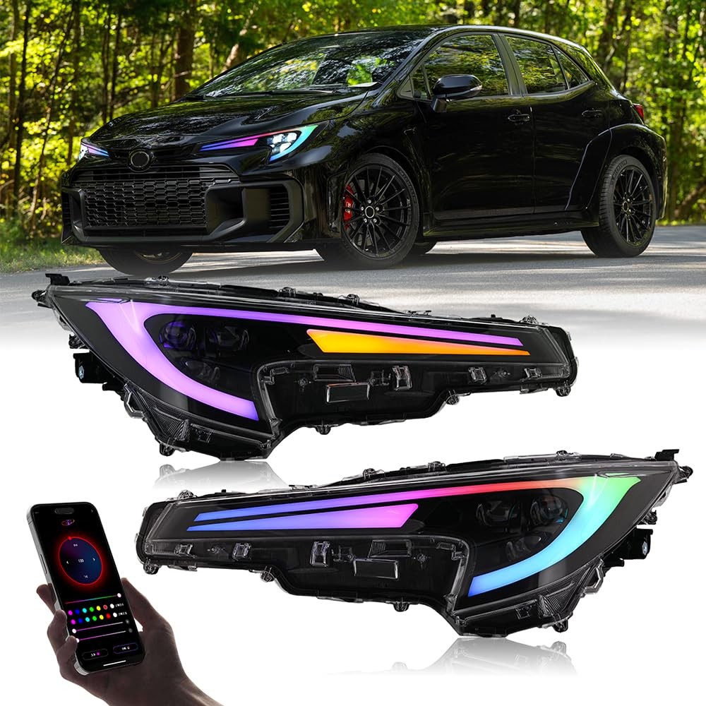 Toyota Corolla Headlamp 11-26 L LE FX SE Nightshade XSE XLE Apex Sedan Hatch H1R