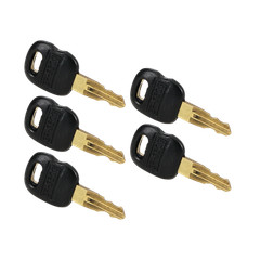 5PCS 5P8500 Ignition Key fits Caterpillar TH48 XW 420D 541 2 55 552 2 45 420E