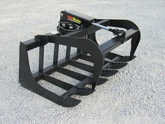 Tractor Skid Steer Attachment – 48″ Root Rake Grapple Bucket – Free Ship