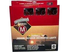 Farmall M Indoor/Outdoor Decorative Tractor Lights NIB Set 20