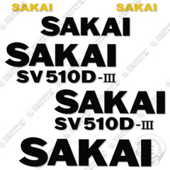 Fits Sakai SV510-3 Decal Kit Roller – 7 YEAR OUTDOOR 3M VINYL!