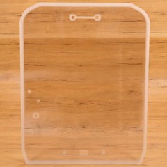 Clear Polycarbonate Door glass For Kubota SVL65 SVL75 SVL90 SVL95 Track Loader