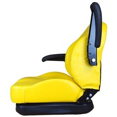 Trac Seats ProRide Yellow Suspension Seat for John Deere Zero Turn Mowers & More