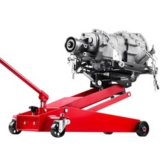 1000lbs Low Profile Transmission Jack 0.45 Ton 360° Swivel Wheels Garage Lift