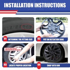 Hubcaps Wheel Covers for Toyota Corolla 16 Inch 5111Z-BP