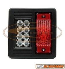 LED Tail Light Assembly for Bobcat® Skid Steers Loader Lens Red Back Rear