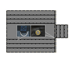 24’x27′ Flatbed Trailer Heavy Duty Tarp – 18Oz Vinyl Black Lumber Tarp (8′ Drop)