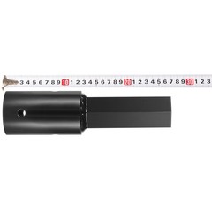 Auger Adapter Conversion 2 inch female Round to 2″ Male Hex Heavy Duty