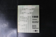 Chevrolet 1988 Camaro Electrical Diagnosis Service Manual Supplement ST-368-88