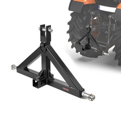 VEVOR 3 Point Trailer Hitch Receiver Tractor Quick Hitch Adapter 3000lbs