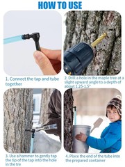 20Set Maple Syrup Tapping Kit – Tree Taps and Food 20 Count (Pack of 1)