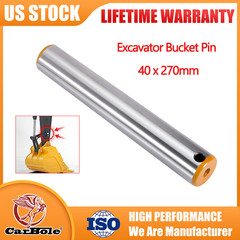 Quick Connect Excavator Bucket Attachment Pin 40 x 270mm 10-5/8” 40CR Universal
