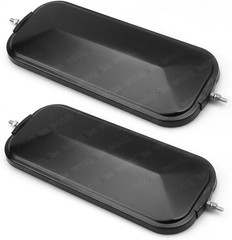 Side Door Mirror for Isuzu NPR NPR-HD NQR NRR Van Box Truck 1987-2007 1Pair Blac