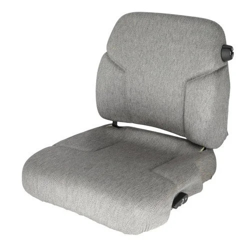 Seat and Backrest with Lumbar – Fabric Gray fits Case IH 7110 7120 7130 131181A2