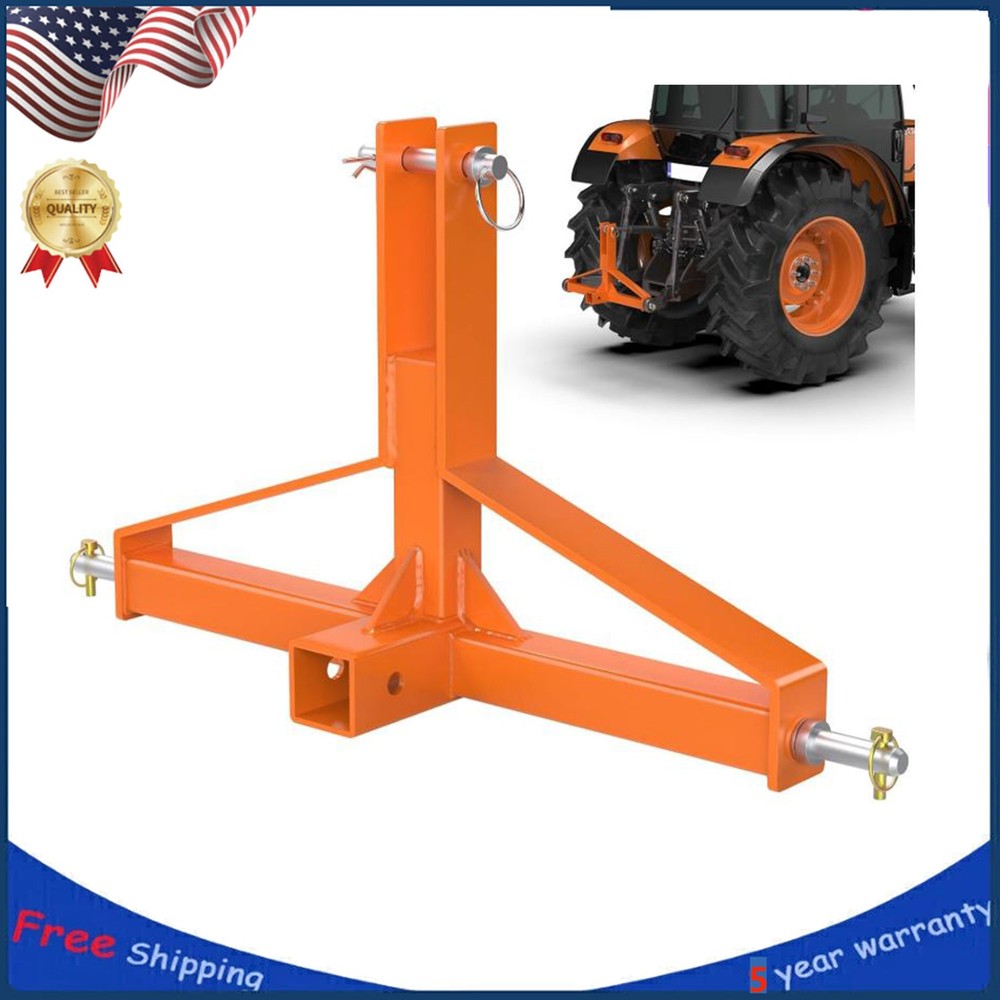 3 Point Trailer Hitch 2″ Receiver for Category 1 Tractor for Kubota, John Deere
