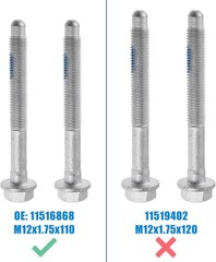 Cab Body Assembly Mount Bolt Set 10.9 Grade Mild Steel for Silverado 1500 2500