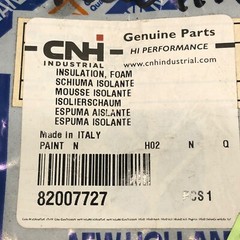 CNH 82007727 Roof Foam Insulation 20mm W x 600mm L x 15mm Thk — Genuine OEM