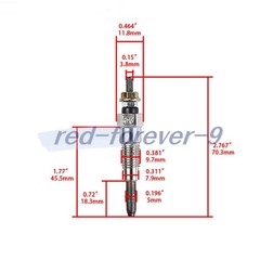 3X Glow Plug 15951-65510 For Kubota B4200 B5200 B6200 B7200 B8200 B20 G3200