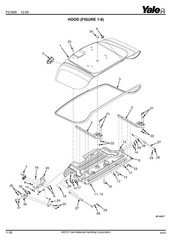 Forklift Service Parts Manual Fits Yale GLP050LX, GDP50LX(A974)