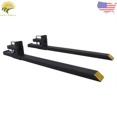 4000Lbs Pallet Forks Clamp On Bucket Loader Attachment Skid Steer Tractor 60″
