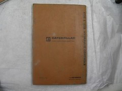 CAT Caterpillar 173B & 183B hydraulic controls parts book 59P 60P D7F D8