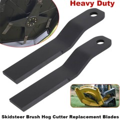 2X Skidsteer Skid Loader Brush Hog Cutter Replacement Blades,Grass Mower Blades