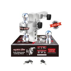 Uriah Products Aluma Tow Adjustable Lightweight Aluminum Alloy Trailer Hitch …