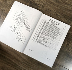 Case 584C 585C 586C Forklift Manual Parts Catalog Operators Owners Set Book