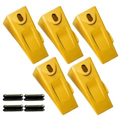 6737325 Bobcat Style Bucket Teeth w/ Pins Fits Mini Excavator / Skid Steer -5PK