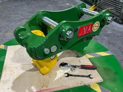 JMA Manual Quick Coupler for 1 – 2 Tons Mini Excavator. 30mm Pins