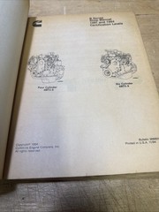 Cummins C Series Engines Shop Manual 1991 and 1994 Certification Levels