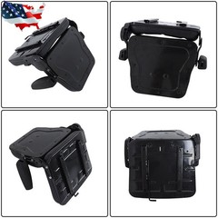 Adjustable Backrest Lawn Mower Tractor Seat Forklift Excavator Seat w/ Armrests