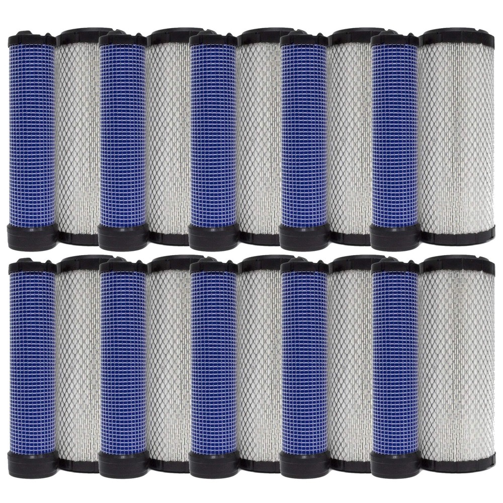 10PK Inner & Outer Air Filter Kit for Kubota 59800-26110 3A111-19130