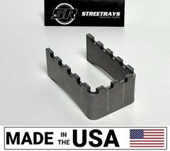 [SR] Universal 5″x3″ Weld-On Steel Step 1/4″ Thick Tractor Skid Steer Forklift
