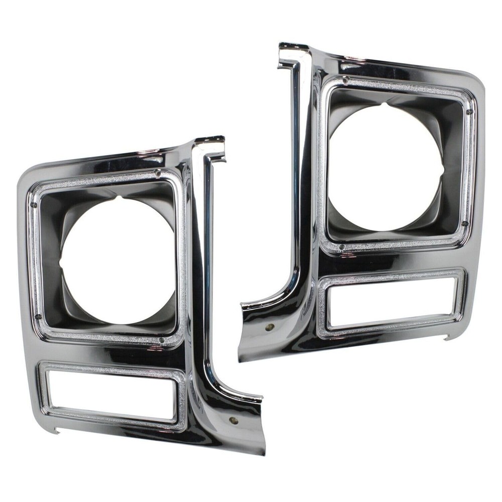 Headlight Lamp Bezel Door Left Right for C20 Suburban 1979-1980 Truck Suv