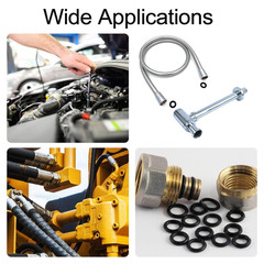 400 Pcs Rubber O-Rings Assortment Kit, 24 Sizes Rubber O-Ring Sealing Seal Assor