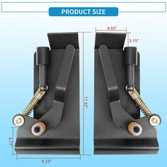 1/4″ 5/16″ 3/8″ 1/2″ Skid Steer Loader Mount Plate Bucket Quick Tach Attachment