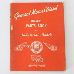 Series 71 Engines Industrial Models General Motors Detroit Diesel Parts 1952