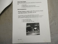 Sims Cab Depot Mounting Instructions for John Deere