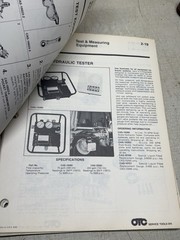 J I Case Garden Tractor Tools Shop Equipment Manual