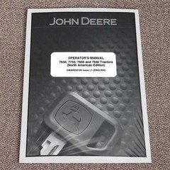 John Deere 7630, 7730, 7930, 7830 Tractor Owners Operators Manual – OMAR232106