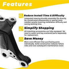 Front Right Steering Knuckle Assembly 43211AA010