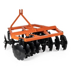Titan Attachments 3 Point 5ft Notched Disc Harrow Plow Attachment for Cat 1